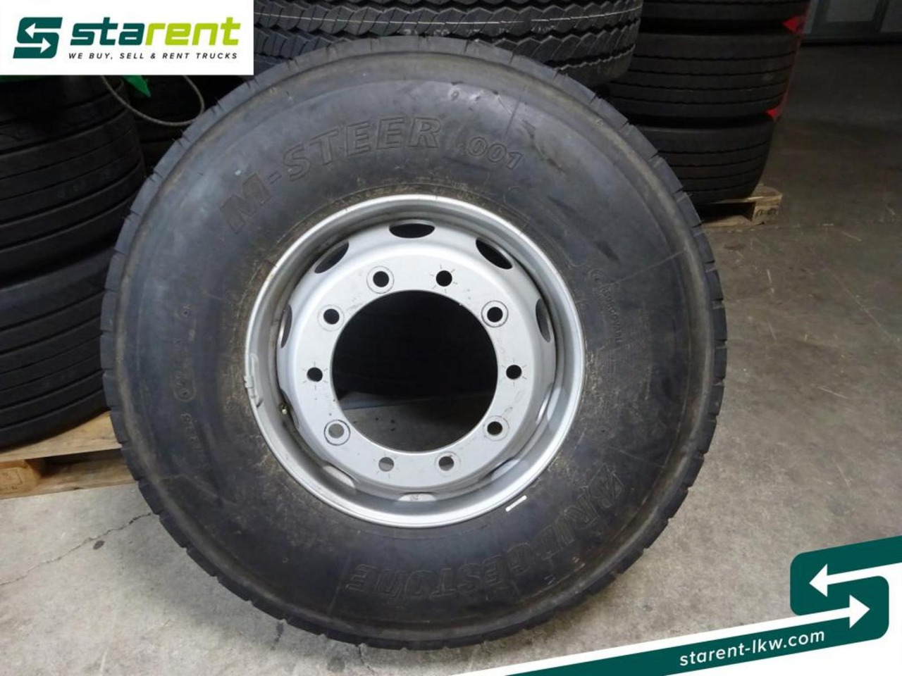 Bridgestone M-Steer 001, 13 R22,5 mit Felge *NEU* - Roda completa para Camião: foto 1 Bridgestone M-Steer 001, 13 R22,5 mit Felge *NEU* - Roda completa para Camião: foto 1