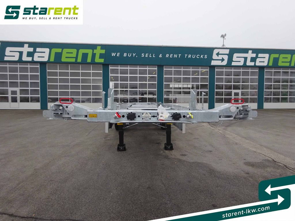 Fliegl Containerchassis ADR, 1x20/2x20/1x30/1x40 /1x45 - Semi-reboque transportador de contêineres/ Caixa móvel: foto 2 Fliegl Containerchassis ADR, 1x20/2x20/1x30/1x40 /1x45 - Semi-reboque transportador de contêineres/ Caixa móvel: foto 2