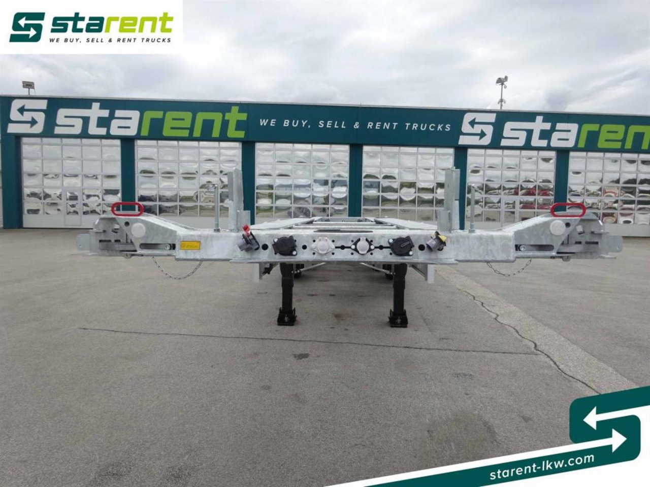 Fliegl Containerchassis ADR, 1x20/2x20/1x30/1x40/1x45 - Semi-reboque transportador de contêineres/ Caixa móvel: foto 2 Fliegl Containerchassis ADR, 1x20/2x20/1x30/1x40/1x45 - Semi-reboque transportador de contêineres/ Caixa móvel: foto 2