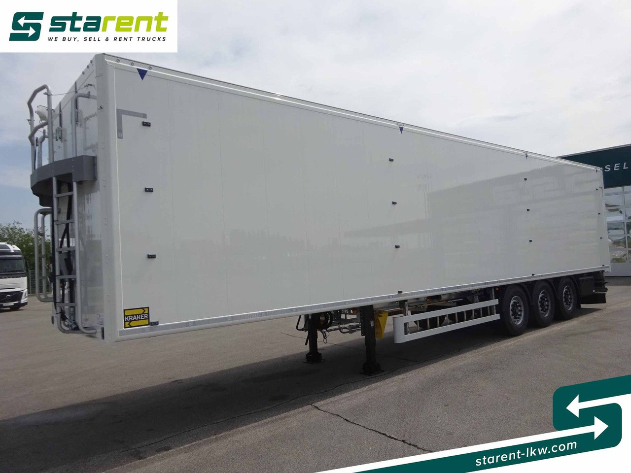 Kraker CF-Z 200ZL, 92 m³, Funkfernbedienung, BPW-Achsen - Semi-reboque piso móvel: foto 1 Kraker CF-Z 200ZL, 92 m³, Funkfernbedienung, BPW-Achsen - Semi-reboque piso móvel: foto 1