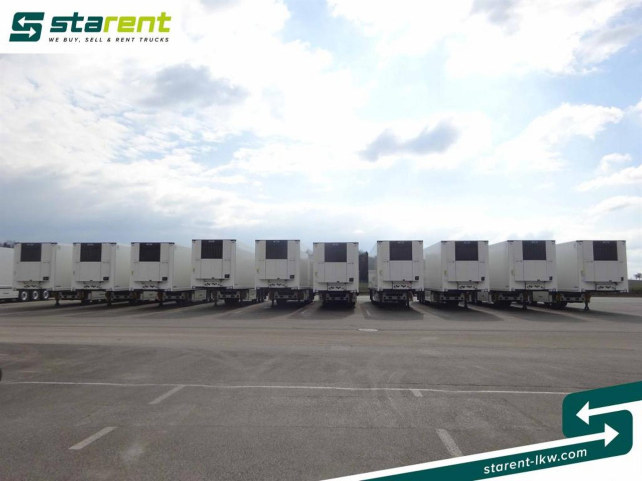 Krone Carrier Vector 1550 Blumenbreit Liftachse - Semi-reboque frigorífico: foto 2 Krone Carrier Vector 1550 Blumenbreit Liftachse - Semi-reboque frigorífico: foto 2