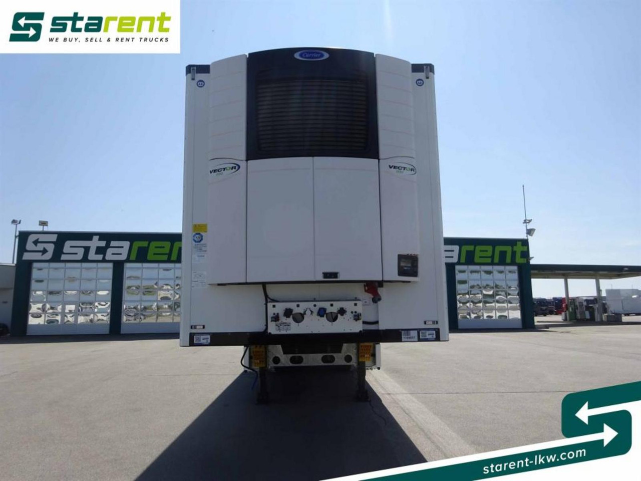 Krone Carrier Vector 1550 Blumenbreit Liftachse - Semi-reboque frigorífico: foto 2 Krone Carrier Vector 1550 Blumenbreit Liftachse - Semi-reboque frigorífico: foto 2