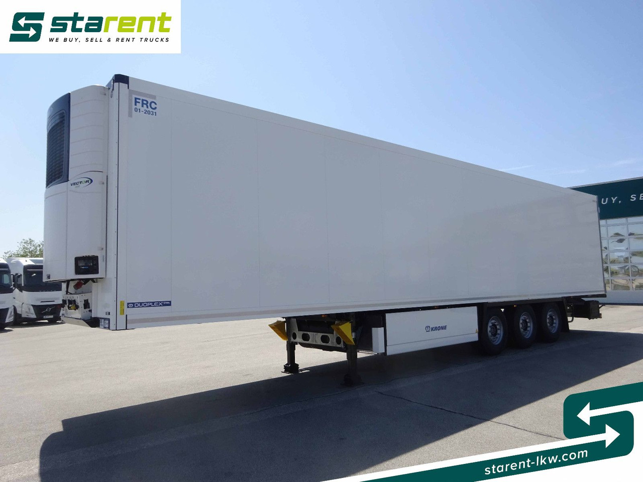 Krone Thermotrailer Carrier Vector 1550, Zurrleisten - Semi-reboque frigorífico: foto 1 Krone Thermotrailer Carrier Vector 1550, Zurrleisten - Semi-reboque frigorífico: foto 1
