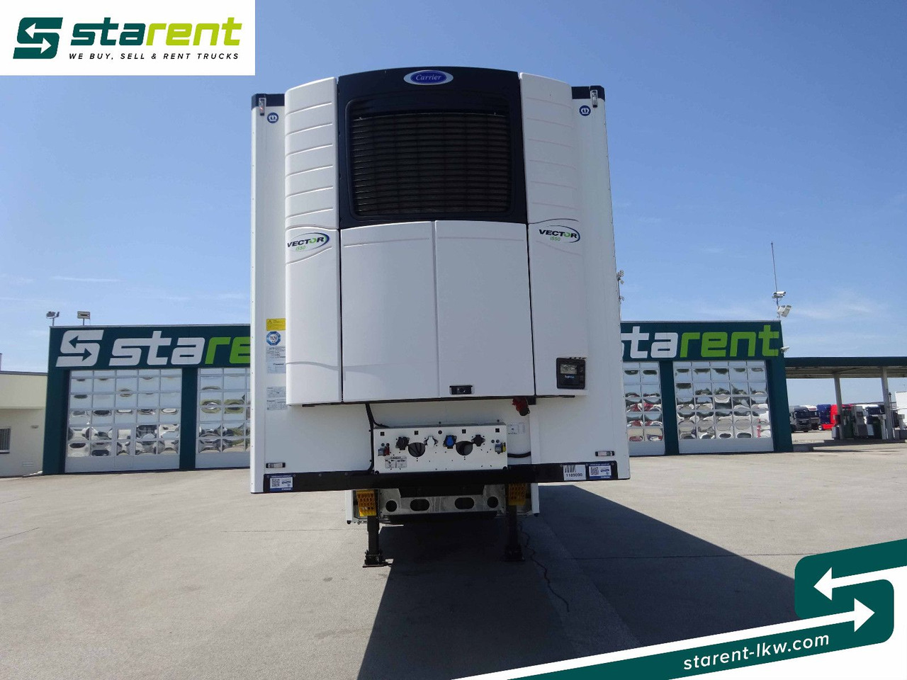 Krone Thermotrailer Carrier Vector 1550, Zurrleisten - Semi-reboque frigorífico: foto 2 Krone Thermotrailer Carrier Vector 1550, Zurrleisten - Semi-reboque frigorífico: foto 2