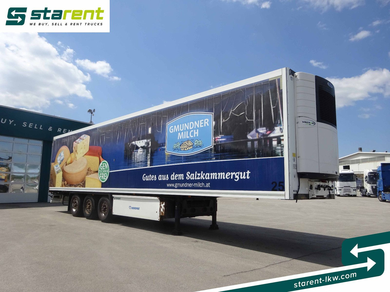 Krone Thermotrailer, Carrier Vector 1950 MT°, 3 Zonen - Semi-reboque frigorífico: foto 3 Krone Thermotrailer, Carrier Vector 1950 MT°, 3 Zonen - Semi-reboque frigorífico: foto 3