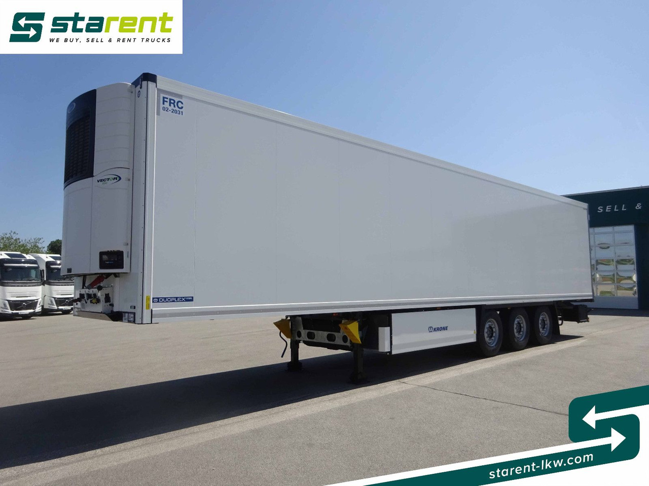 Krone Tiefkühler Carrier Vector 1550, Liftachse - Semi-reboque frigorífico: foto 1 Krone Tiefkühler Carrier Vector 1550, Liftachse - Semi-reboque frigorífico: foto 1