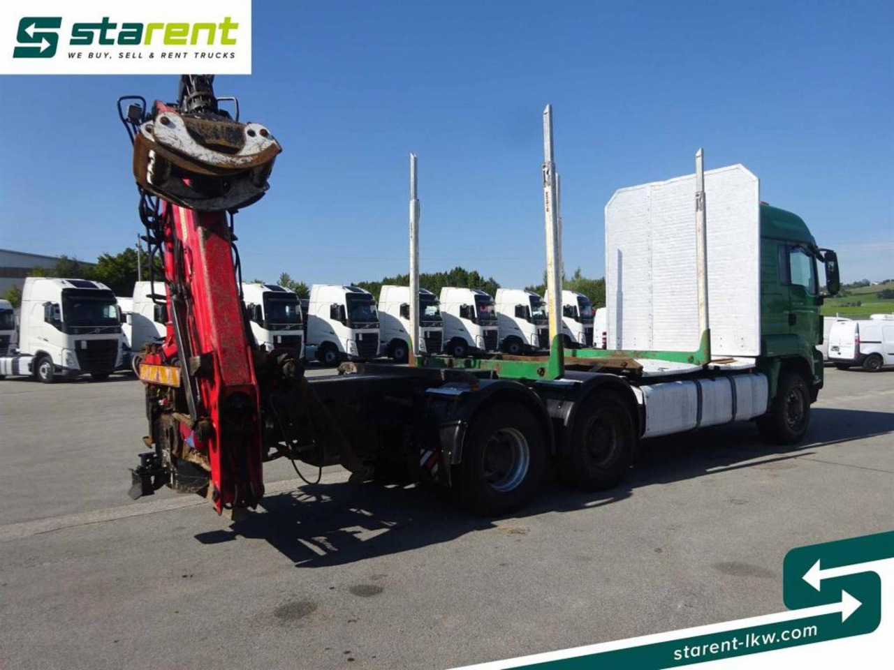 MAN TGS 26.480 6x6 Holzaufbau mit Kran, Palfinger 120Z - Camião de transporte de madeira: foto 5 MAN TGS 26.480 6x6 Holzaufbau mit Kran, Palfinger 120Z - Camião de transporte de madeira: foto 5