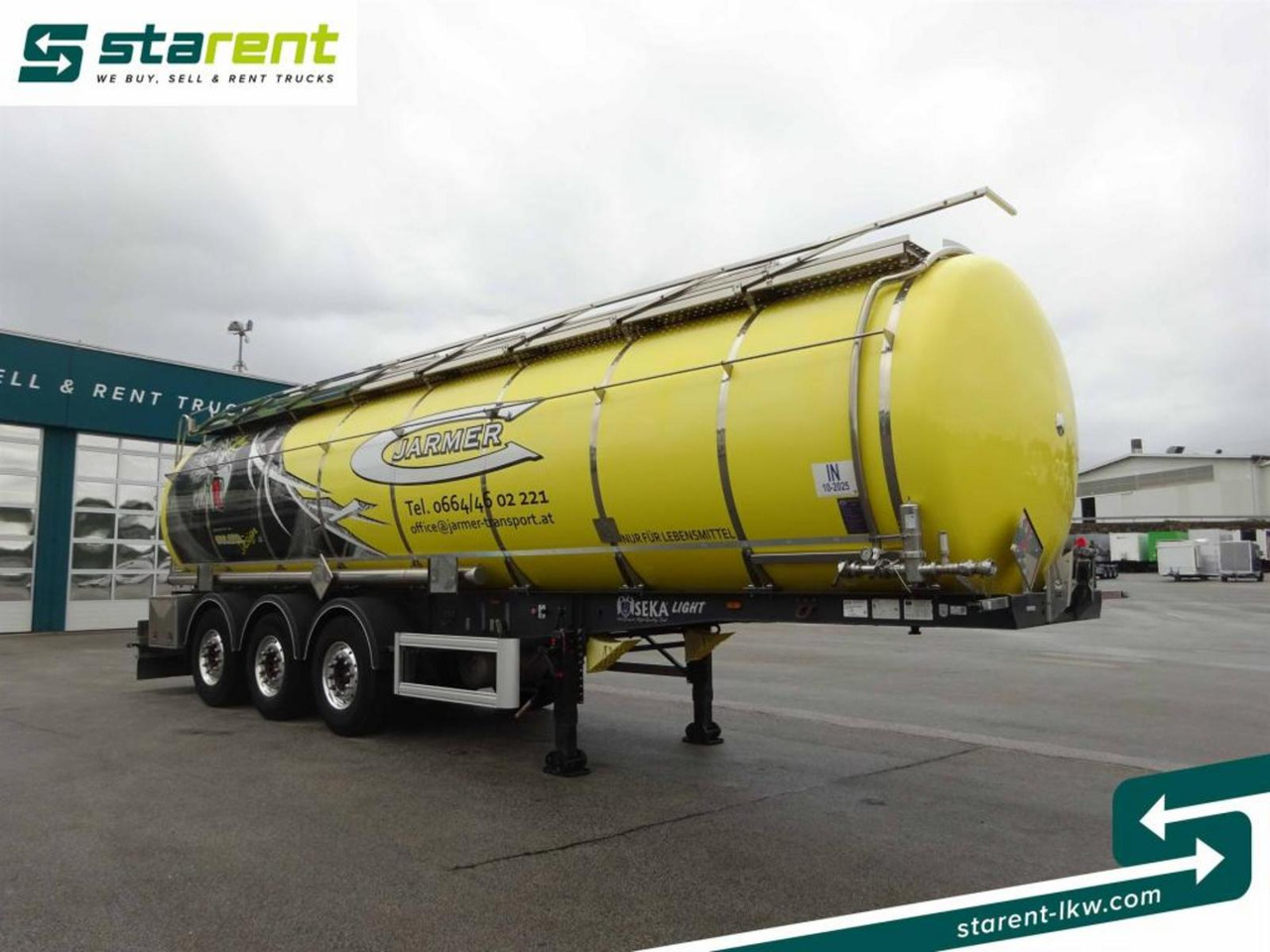 SEKA Lebensmitteltank, ADR, 33.000L, Liftachse - Semi-reboque cisterna: foto 3 SEKA Lebensmitteltank, ADR, 33.000L, Liftachse - Semi-reboque cisterna: foto 3