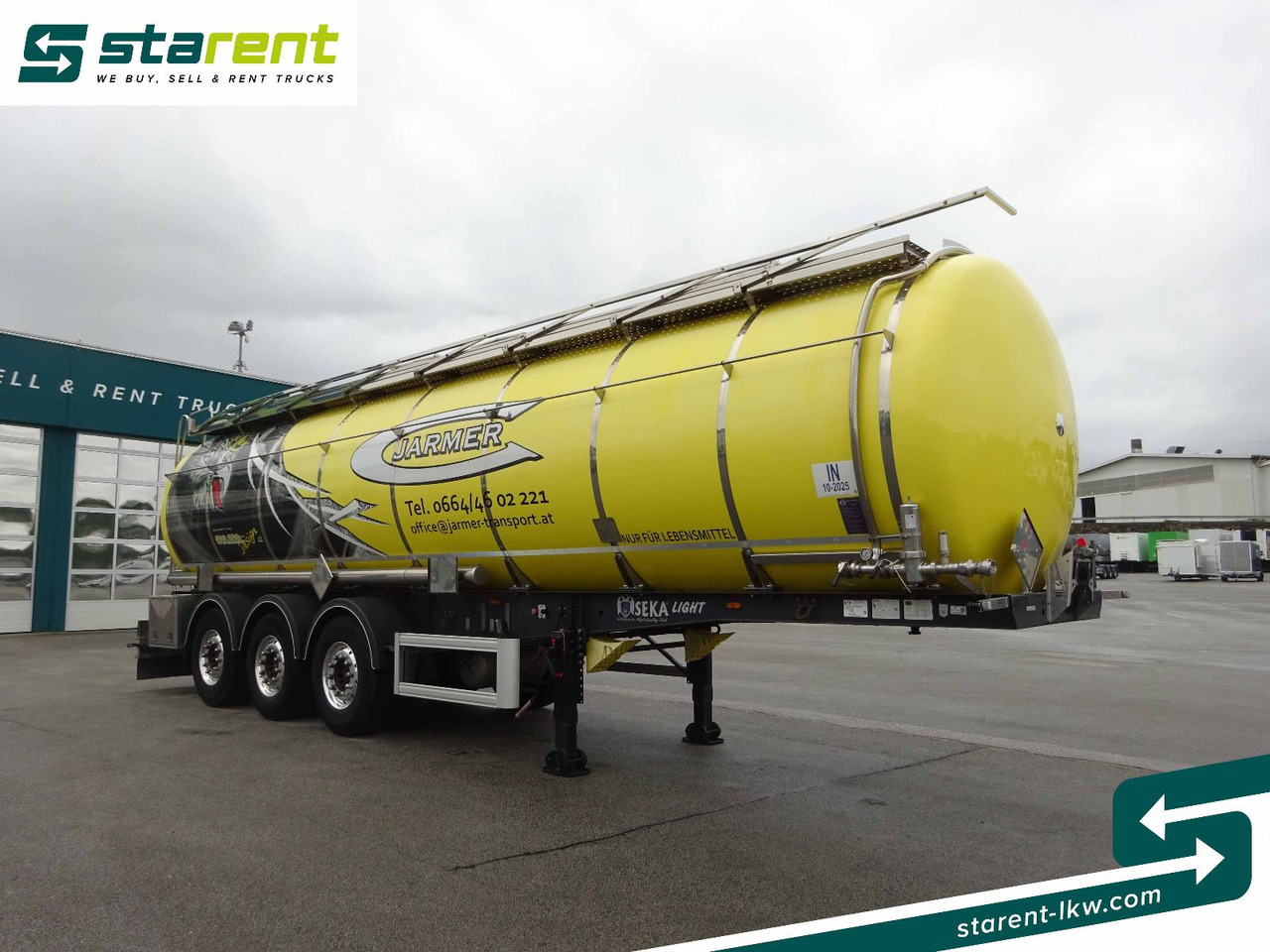 SEKA Lebensmitteltank, ADR, 33.000L, Liftachse - Semi-reboque cisterna: foto 3 SEKA Lebensmitteltank, ADR, 33.000L, Liftachse - Semi-reboque cisterna: foto 3