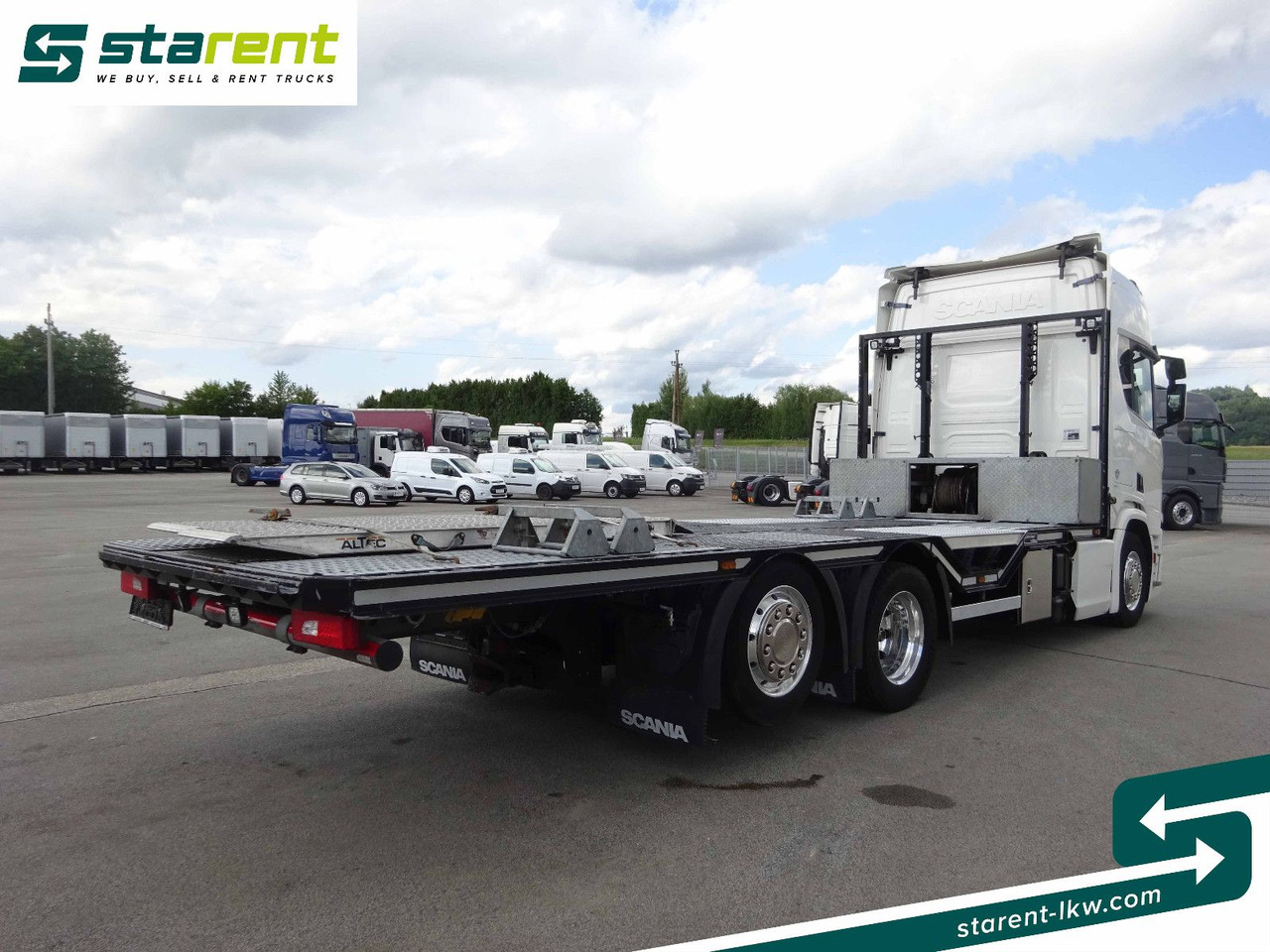 Scania R770 V8 Fahrzeugtransporter, Retarder, Seilwinde - Camião de caixa aberta/ Plataforma: foto 5 Scania R770 V8 Fahrzeugtransporter, Retarder, Seilwinde - Camião de caixa aberta/ Plataforma: foto 5