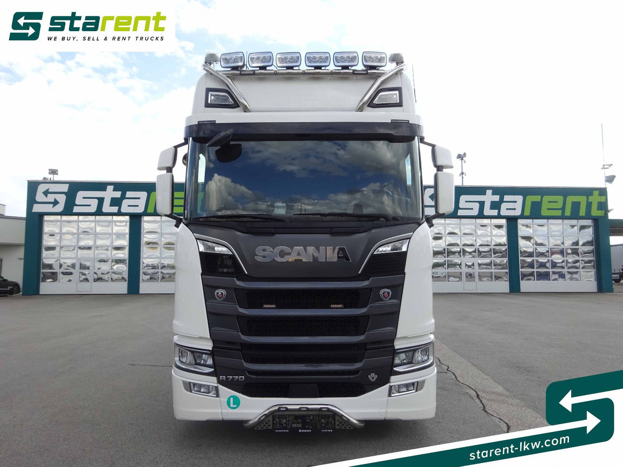 Scania R770 V8 Fahrzeugtransporter, Retarder, Seilwinde - Camião de caixa aberta/ Plataforma: foto 2 Scania R770 V8 Fahrzeugtransporter, Retarder, Seilwinde - Camião de caixa aberta/ Plataforma: foto 2