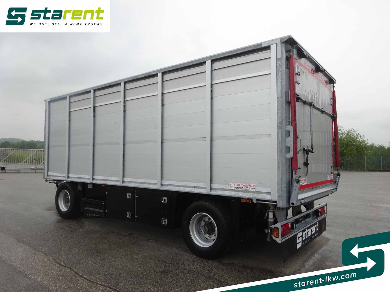 Reboque transporte de gado Scheuwimmer 2-Achser, Viehtransport Anhänger: foto 7