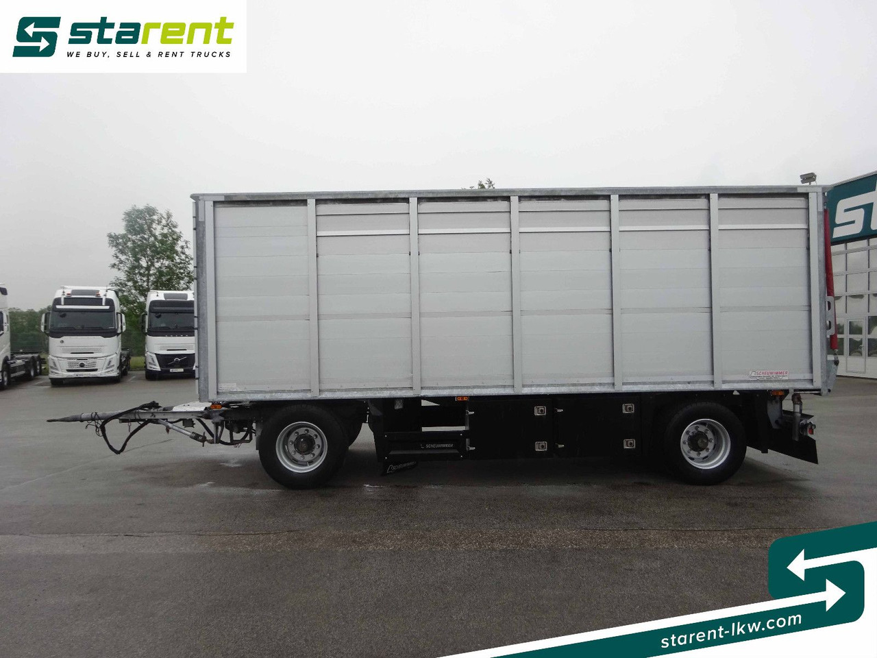 Reboque transporte de gado Scheuwimmer 2-Achser, Viehtransport Anhänger: foto 8