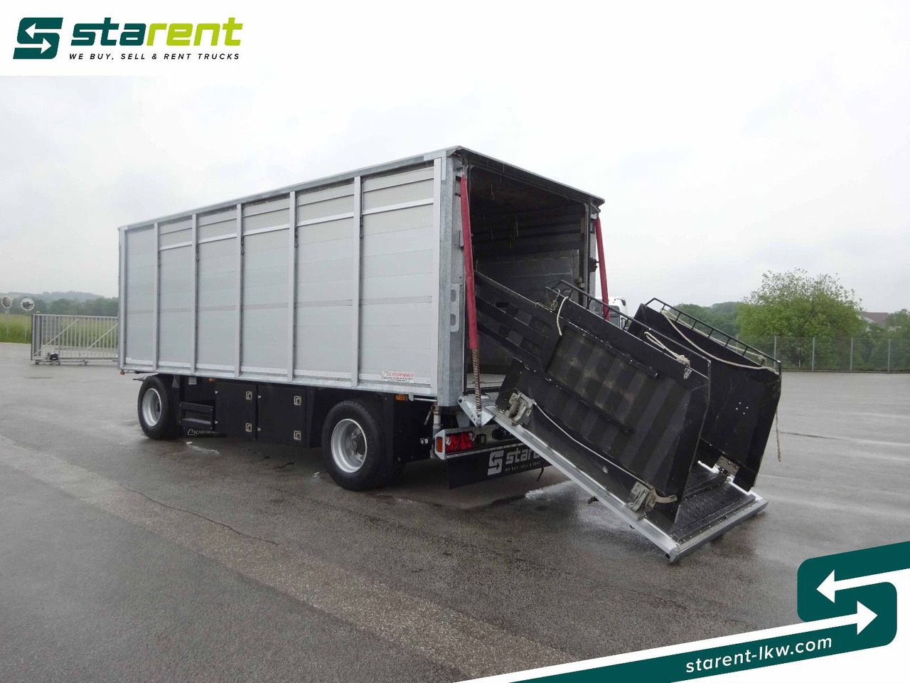 Reboque transporte de gado Scheuwimmer 2-Achser, Viehtransport Anhänger: foto 9
