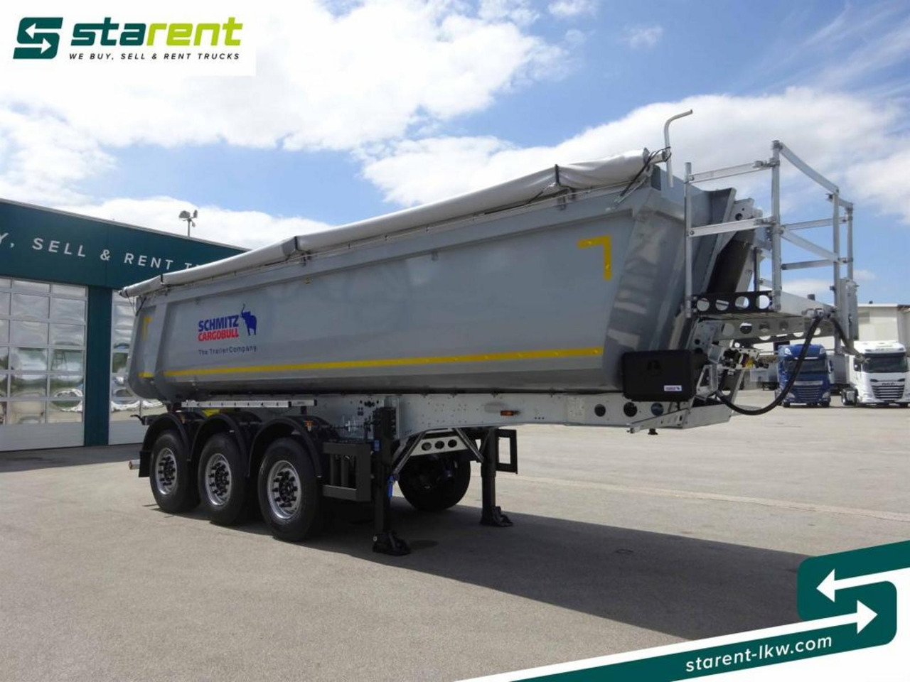 Schmitz 3-Achs Kipper 24m³ Liftachse VERZINKT - Semi-reboque basculante: foto 3 Schmitz 3-Achs Kipper 24m³ Liftachse VERZINKT - Semi-reboque basculante: foto 3
