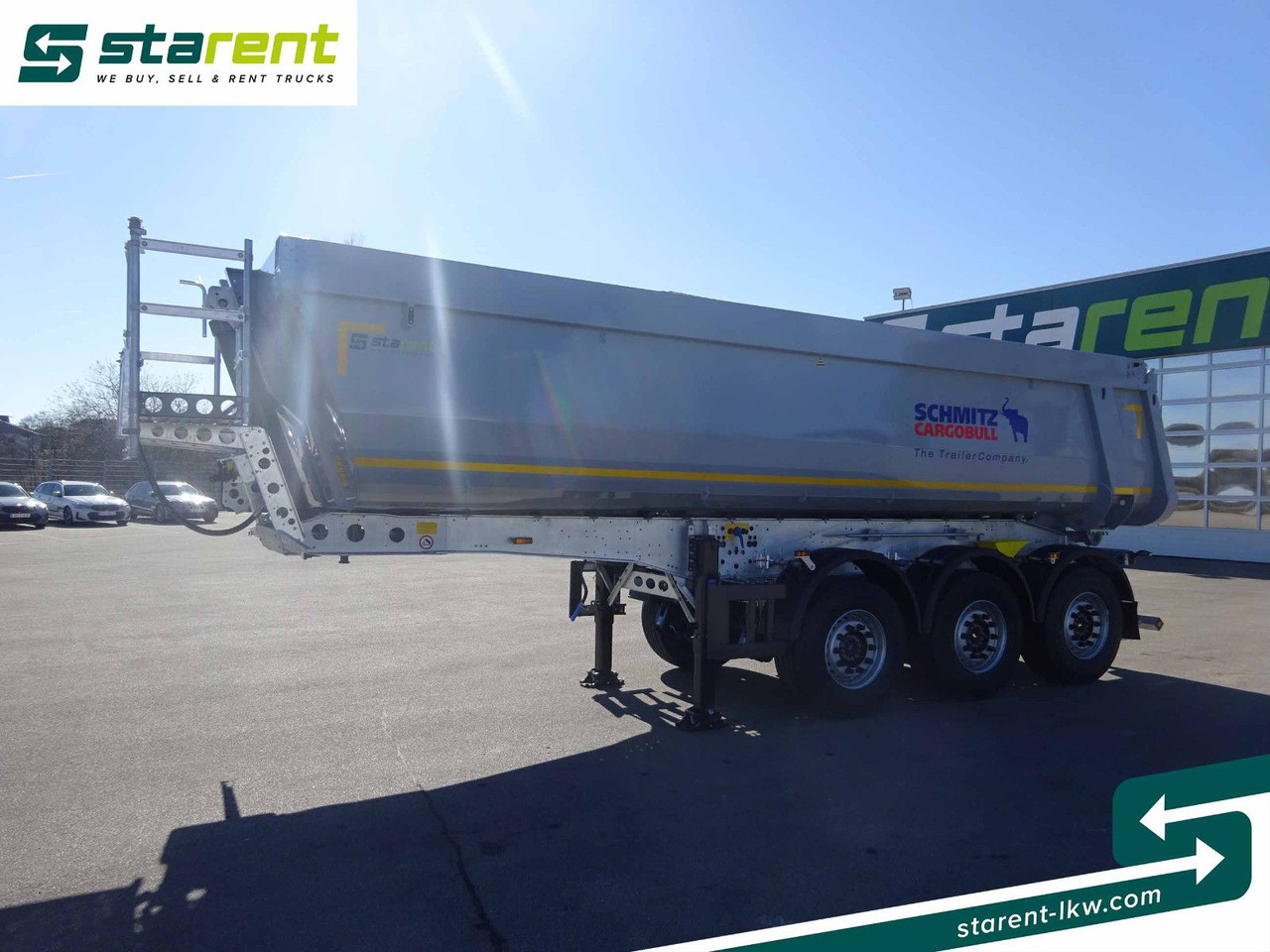 Schmitz Cargobull 3-Achs Kipper, 24m³, Liftachse, Alu Felgen - Semi-reboque basculante: foto 1 Schmitz Cargobull 3-Achs Kipper, 24m³, Liftachse, Alu Felgen - Semi-reboque basculante: foto 1