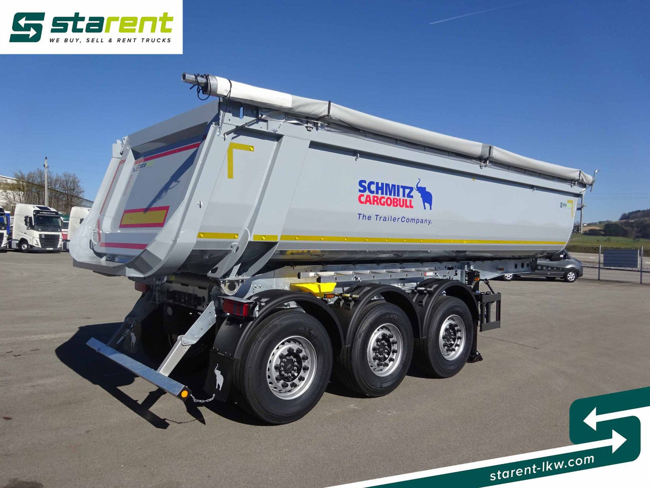 Schmitz Cargobull 3-Achs Kipper, 24m³, Liftachse, Alu Felgen - Semi-reboque basculante: foto 5 Schmitz Cargobull 3-Achs Kipper, 24m³, Liftachse, Alu Felgen - Semi-reboque basculante: foto 5