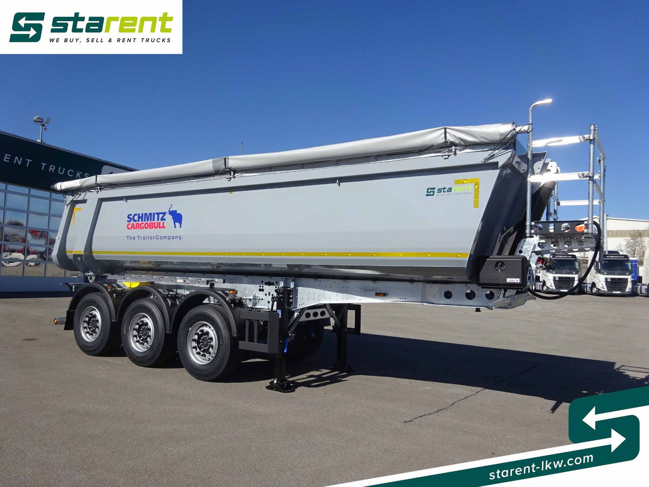 Schmitz Cargobull 3-Achs Kipper, 24m³, Liftachse, Alu Felgen - Semi-reboque basculante: foto 3 Schmitz Cargobull 3-Achs Kipper, 24m³, Liftachse, Alu Felgen - Semi-reboque basculante: foto 3