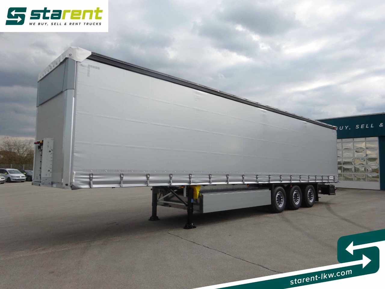 Schmitz Cargobull Tautliner, Hubdach, Liftachse, Palettenkasten,XL - Semi-reboque de lona: foto 1 Schmitz Cargobull Tautliner, Hubdach, Liftachse, Palettenkasten,XL - Semi-reboque de lona: foto 1