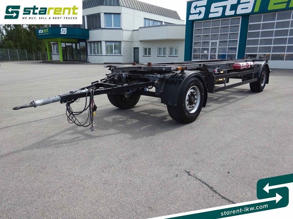 Reboque transportador de contêineres/ Caixa móvel Schwarzmüller Lafette AZW 18, BDF Wechselrahmen: foto 1