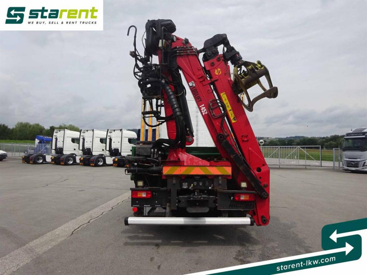 Camião de transporte de madeira Volvo FH16 550 6x4 Holzaufbau mit Kran (Loglift 145Z): foto 6
