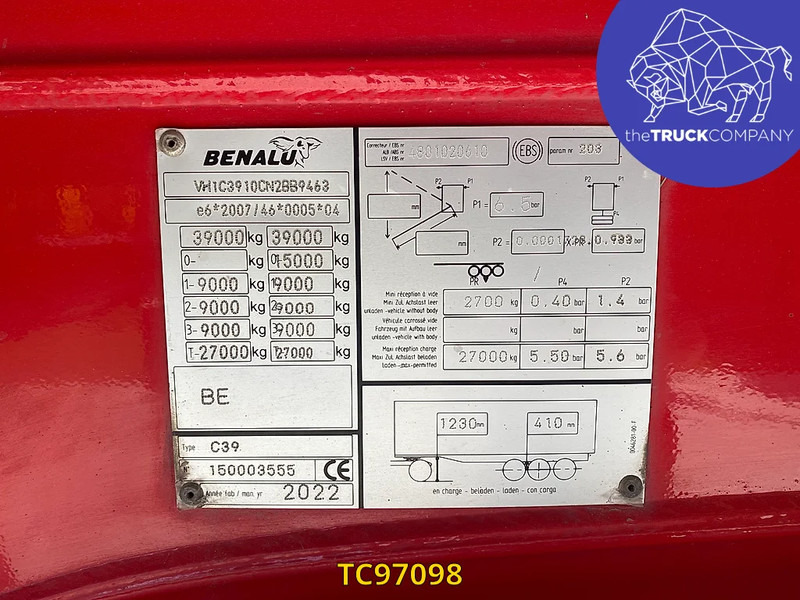 Semi-reboque basculante Benalu 27 m3: foto 8 Semi-reboque basculante Benalu 27 m3: foto 8