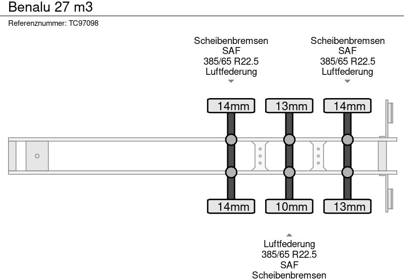 Semi-reboque basculante Benalu 27 m3: foto 17 Semi-reboque basculante Benalu 27 m3: foto 17