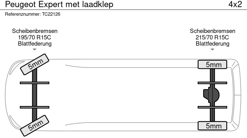 Peugeot Expert met laadklep - Carrinha de contentor: foto 5 Peugeot Expert met laadklep - Carrinha de contentor: foto 5
