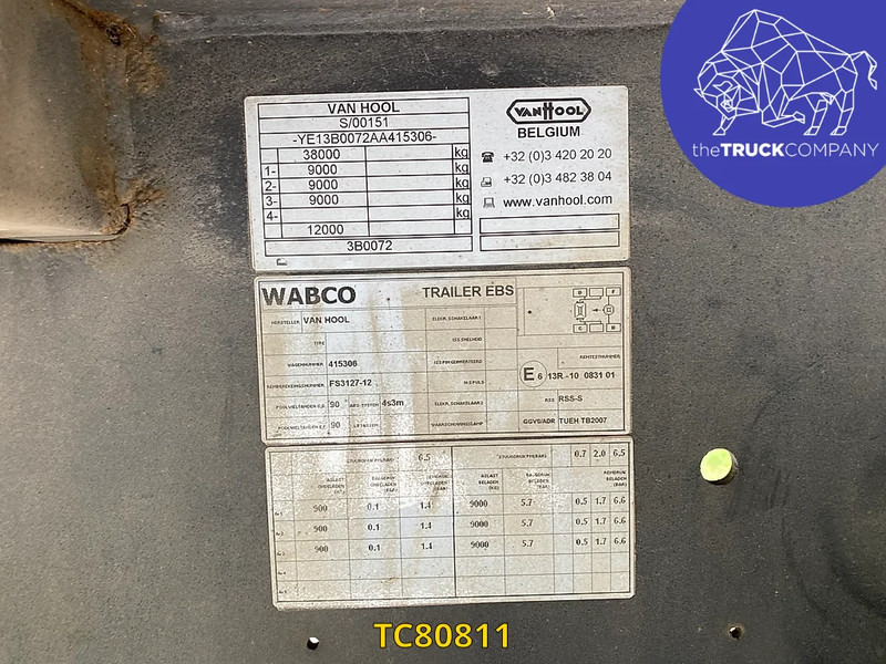 Semi-reboque furgão Van Hool: foto 10