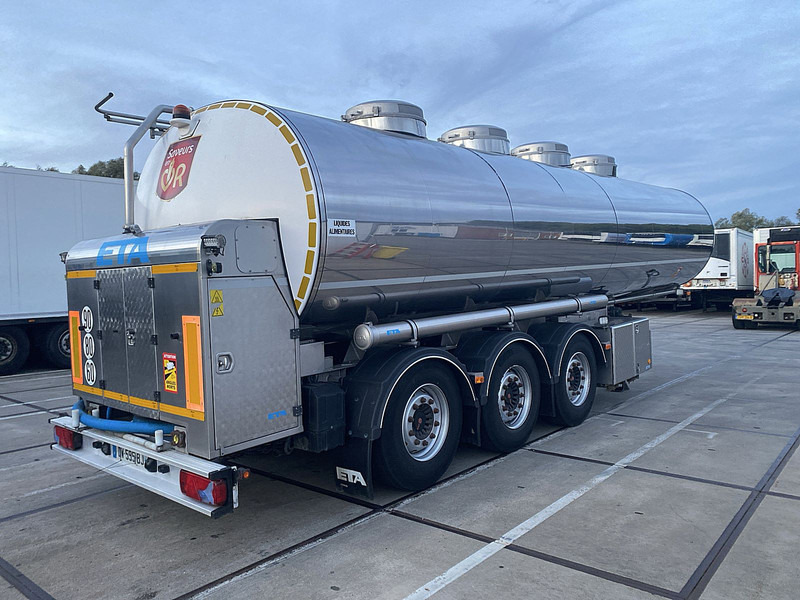 ETA SR3A FOODSTUFF MILK 4 COMP 29M3 - Semi-reboque cisterna: foto 2 ETA SR3A FOODSTUFF MILK 4 COMP 29M3 - Semi-reboque cisterna: foto 2