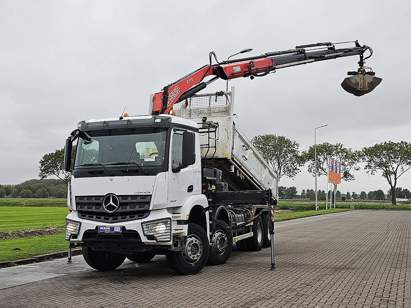 Mercedes-Benz AROCS 3243 FASSI F175A023 - Camião basculante, Camião grua: foto 2 Mercedes-Benz AROCS 3243 FASSI F175A023 - Camião basculante, Camião grua: foto 2