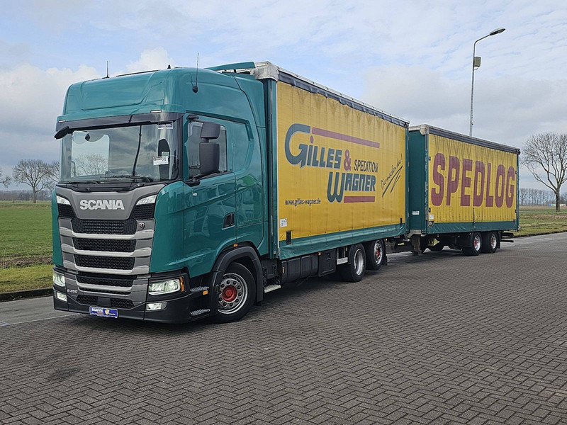 Camião de lona Scania S450 6X2*4 FORKLIFT CONN.: foto 14