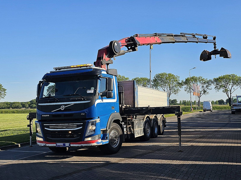 Volvo FM 460 8X2 HMF 3220 K6 - Camião de caixa aberta/ Plataforma, Camião grua: foto 2 Volvo FM 460 8X2 HMF 3220 K6 - Camião de caixa aberta/ Plataforma, Camião grua: foto 2