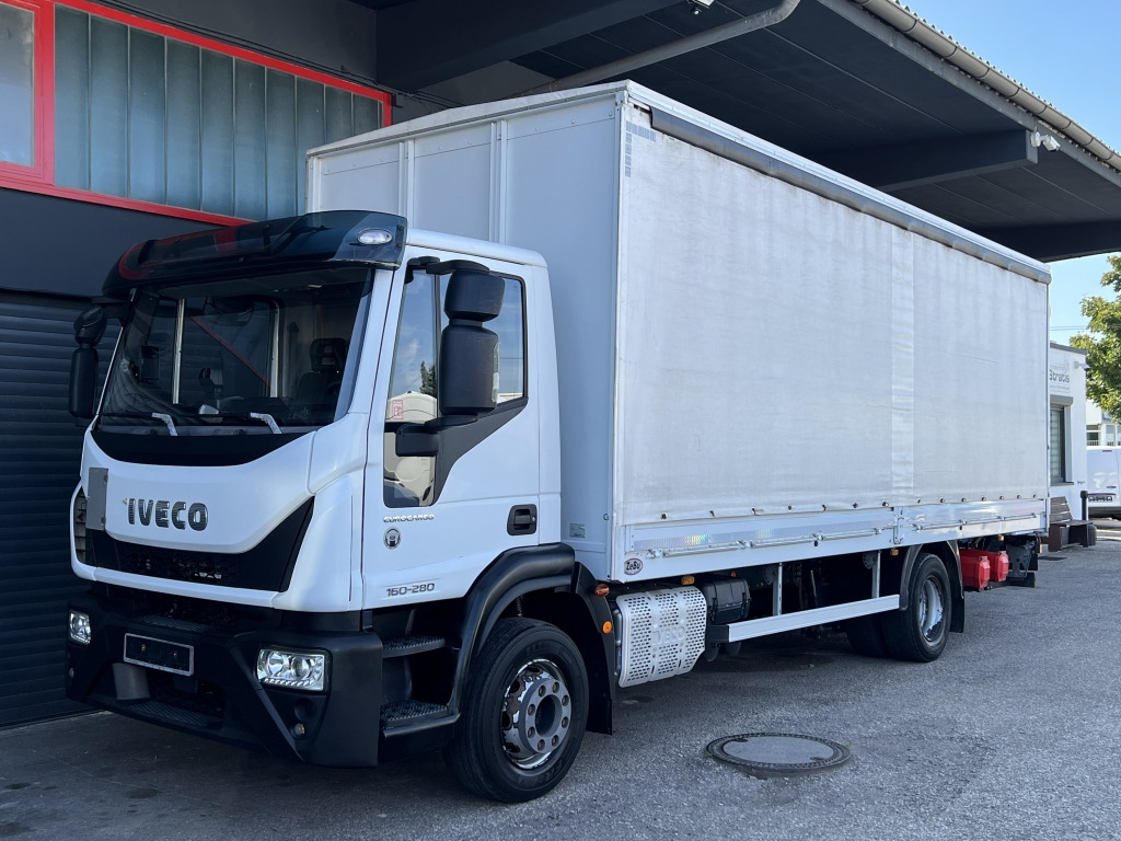 Iveco EuroCargo ML160E28 Klima 7,1m P+P LBW 199.429km - Camião de lona: foto 1 Iveco EuroCargo ML160E28 Klima 7,1m P+P LBW 199.429km - Camião de lona: foto 1