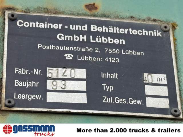 Contentor ampliroll Abrollcontainer mit Flügeltür ca. 40m³: foto 6