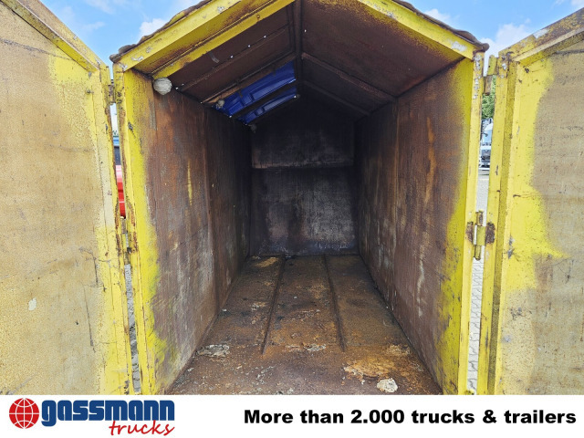 Contentor de entulho Absetzcontainer ca. 15m³ geschlossen mit Deckel: foto 8