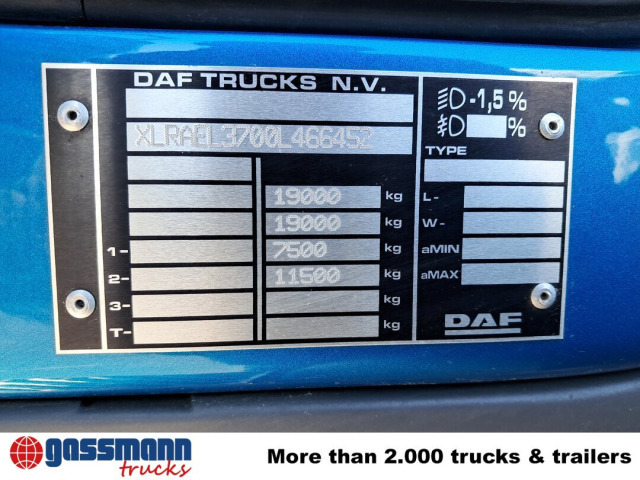 DAF LF 290 FA 4x2, Nebenantrieb, Navi - Camião chassi: foto 4 DAF LF 290 FA 4x2, Nebenantrieb, Navi - Camião chassi: foto 4