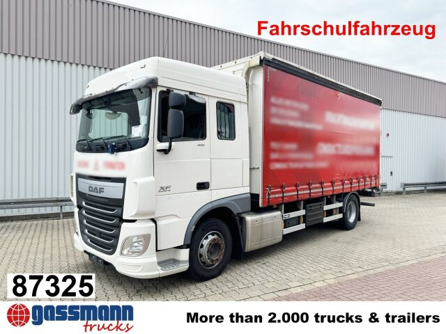 DAF XF 410 FA 4x2, Fahrschule, 2x AHK, 6 Sitze - Camião de caixa aberta/ Plataforma: foto 1 DAF XF 410 FA 4x2, Fahrschule, 2x AHK, 6 Sitze - Camião de caixa aberta/ Plataforma: foto 1