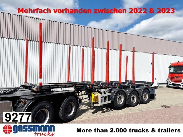 Doll LOGO H3L-14XL, Liftachse, Nachlauflenkachse, - Semi-reboque transporte de madeira: foto 1 Doll LOGO H3L-14XL, Liftachse, Nachlauflenkachse, - Semi-reboque transporte de madeira: foto 1