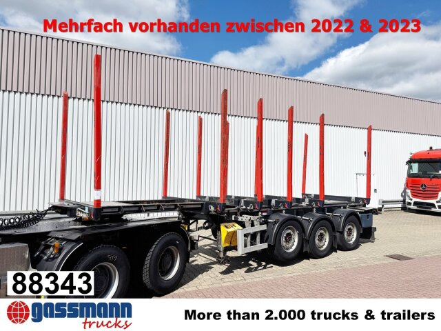 Doll LOGO H3L-14XL, Liftachse, Nachlauflenkachse, - Semi-reboque transporte de madeira: foto 1 Doll LOGO H3L-14XL, Liftachse, Nachlauflenkachse, - Semi-reboque transporte de madeira: foto 1