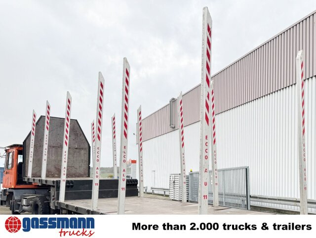 ECCO ALU Schemel/Rungen, 12x Neuwertig - Camião de transporte de madeira: foto 4 ECCO ALU Schemel/Rungen, 12x Neuwertig - Camião de transporte de madeira: foto 4