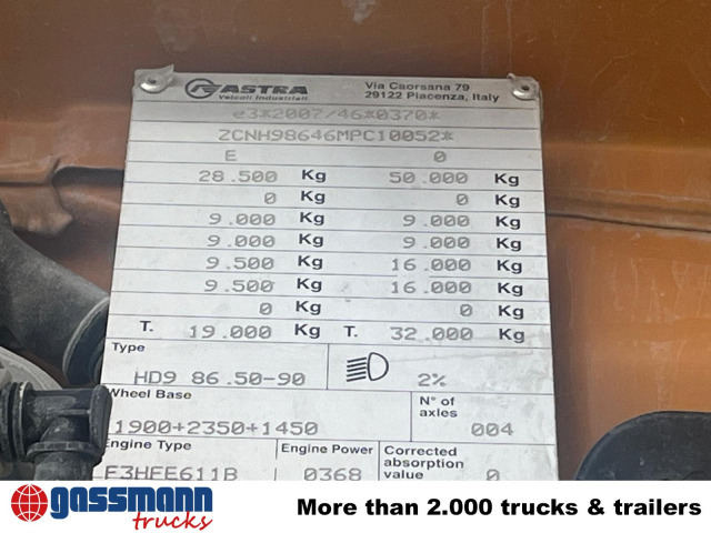 Iveco ASTRA HD9 86.50-90 8x6, Unfallschaden, Cursor 13 - Camião chassi: foto 5 Iveco ASTRA HD9 86.50-90 8x6, Unfallschaden, Cursor 13 - Camião chassi: foto 5