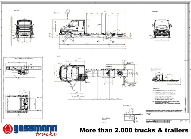 Iveco Daily 72C18H/P DK 4x2, Nebenantrieb - Camião chassi: foto 5 Iveco Daily 72C18H/P DK 4x2, Nebenantrieb - Camião chassi: foto 5