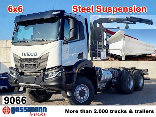 Iveco T-Way 360 6x6, Kran 12-21m/t - Camião basculante, Camião grua: foto 1 Iveco T-Way 360 6x6, Kran 12-21m/t - Camião basculante, Camião grua: foto 1