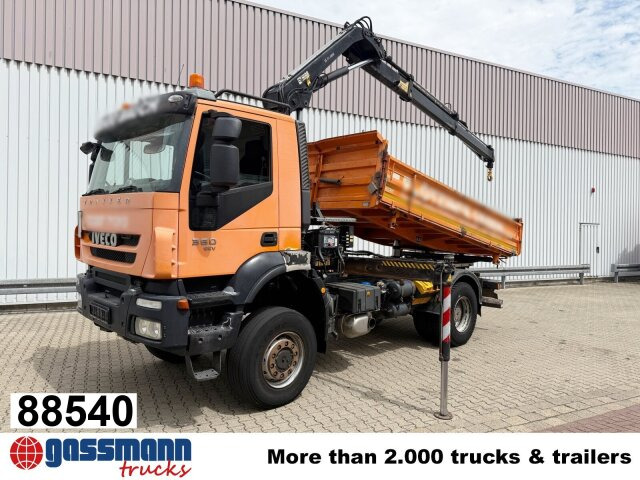 Iveco Trakker AD190T36W 4x4, EEV, Kran Hiab 111BS-2 - Camião basculante, Camião grua: foto 1 Iveco Trakker AD190T36W 4x4, EEV, Kran Hiab 111BS-2 - Camião basculante, Camião grua: foto 1