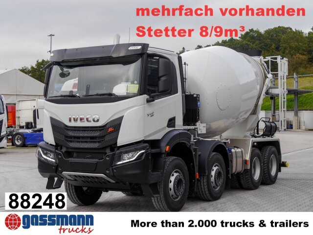 Iveco X-Way AD360X40BZ 8x4, Stetter Betonmischer ca. - Camião betoneira: foto 1 Iveco X-Way AD360X40BZ 8x4, Stetter Betonmischer ca. - Camião betoneira: foto 1