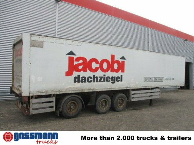 Semi-reboque furgão Kögel SF 24 Kofferauflieger, gelenkte Achse, Rolltor,: foto 6