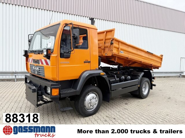 MAN 14.225 LAK 4x4 BB, Winterdienstausstattung - Camião basculante: foto 1 MAN 14.225 LAK 4x4 BB, Winterdienstausstattung - Camião basculante: foto 1