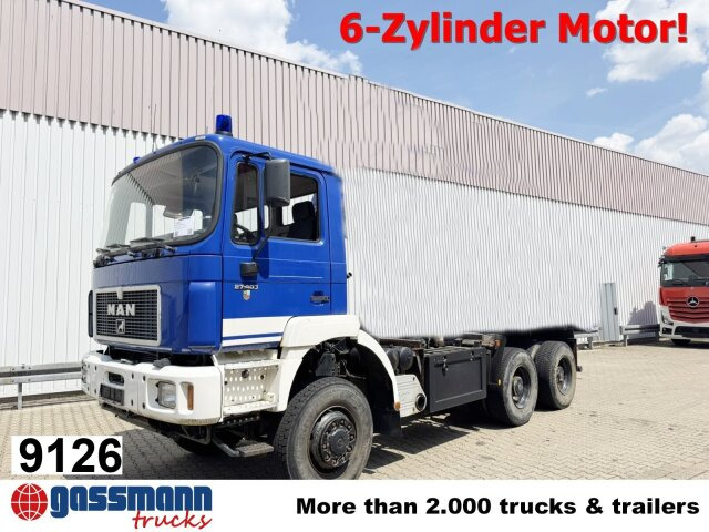 MAN 27.403 6x6 BB, EX-THW - Camião chassi: foto 1 MAN 27.403 6x6 BB, EX-THW - Camião chassi: foto 1