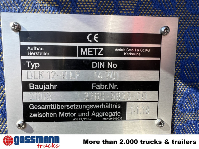 MAN LE 15.255 4x2 LLC Doka, Metz DLA-K 12/9 - Ambulância: foto 4 MAN LE 15.255 4x2 LLC Doka, Metz DLA-K 12/9 - Ambulância: foto 4